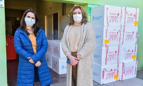 La Rioja recibió hoy 9.750 dosis de vacunas y aguarda para este viernes otras 5.200 