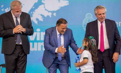 En La Rioja, el presidente Alberto Fernández y el gobernador Ricardo Quintela inauguraron el Ciclo Lectivo 2022 