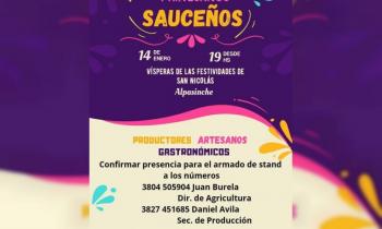 Feria del productor en San Blas de Los Sauces