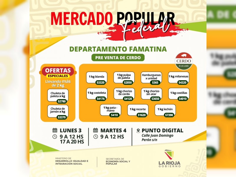 El Mercado Popular Federal y sus ofertas llegan a San Blas de Los Sauces - foto  5