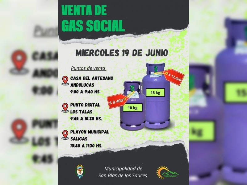 Gas Social en Los Sauces - foto  1