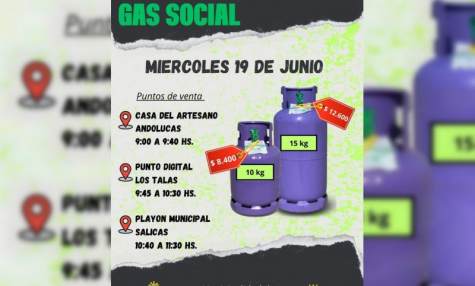 Gas Social en Los Sauces